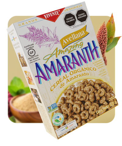 Cereal Amaranth de amaranto avellana