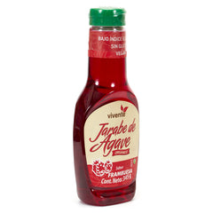 Organic agave syrup Vivente raspberry flavor 345g