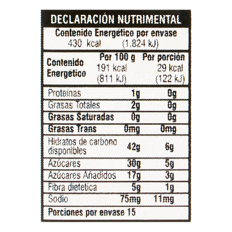 Mermelada orgánica Vivente sabor piña - coco 225 g