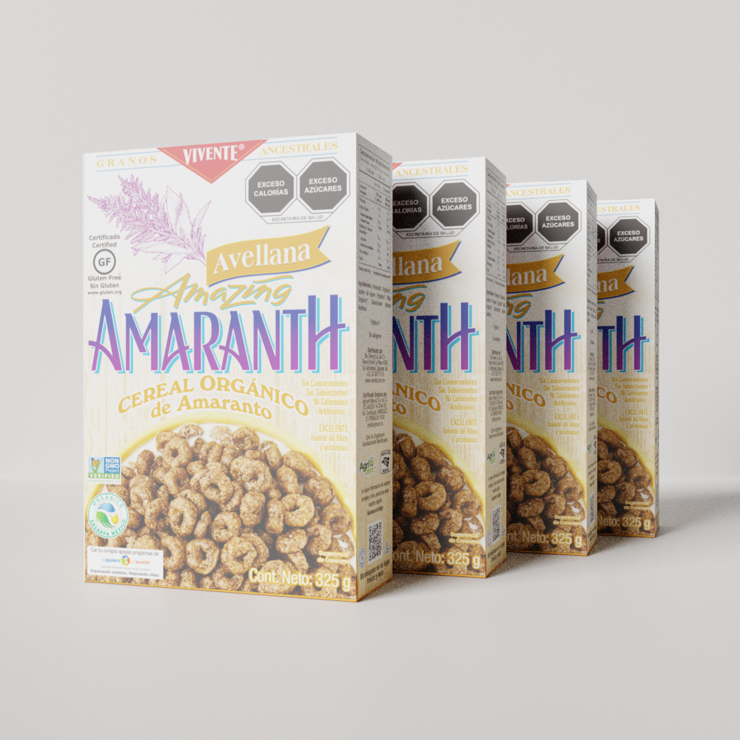 Paquete de Cereal Amaranth de amaranto avellana