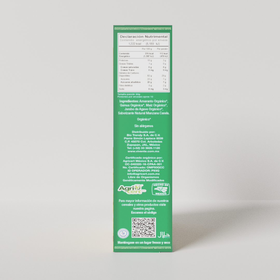 Cereal Grains for You sabor manzana canela