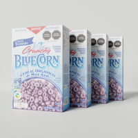 Paquete de Cereal de Maíz Azul sabor coco tostado