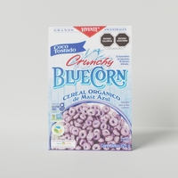 Cereal de Maíz Azul sabor coco tostado