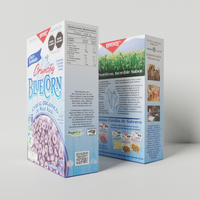 Cereal de Maíz Azul sabor coco tostado