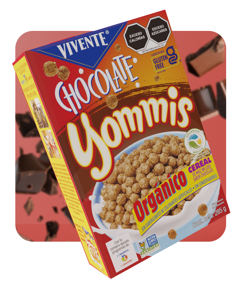 Cereal Yommis sabor chocolate