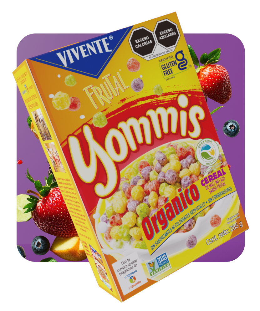Cereal Yommis sabor frutal
