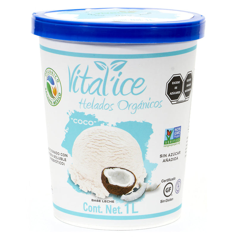 Vivente organic coconut ice cream 1 liter