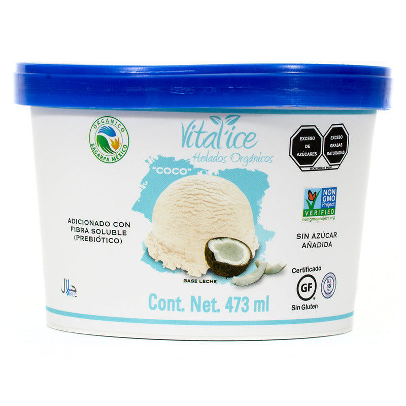 Vivente Pinta organic coconut ice cream 473ml