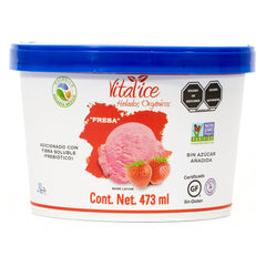 Vivente Pinta Organic Strawberry Ice Cream - 473ml