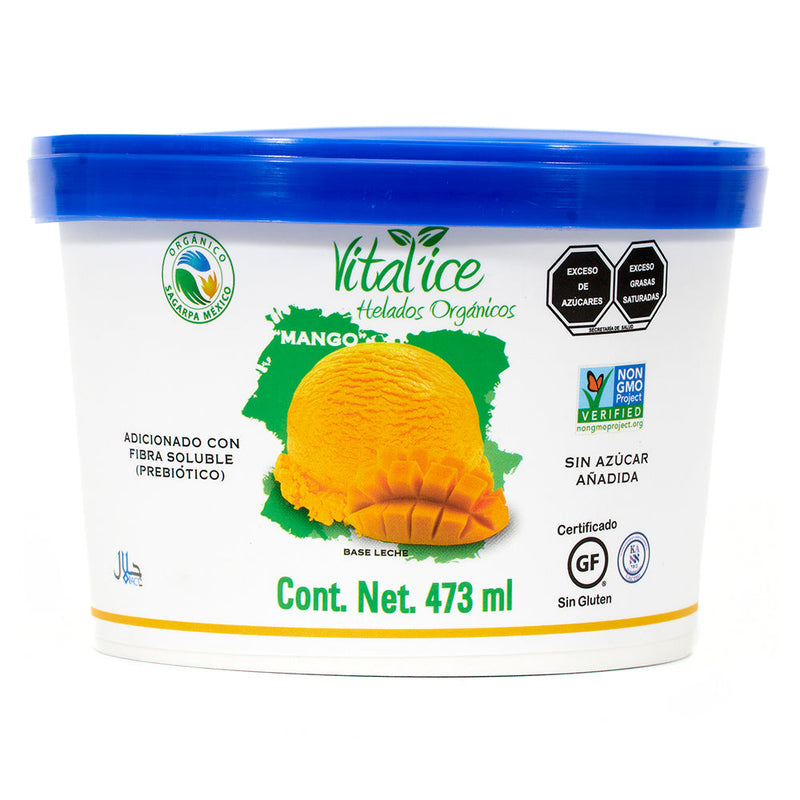 Vivente Pinta organic mango ice cream 473ml