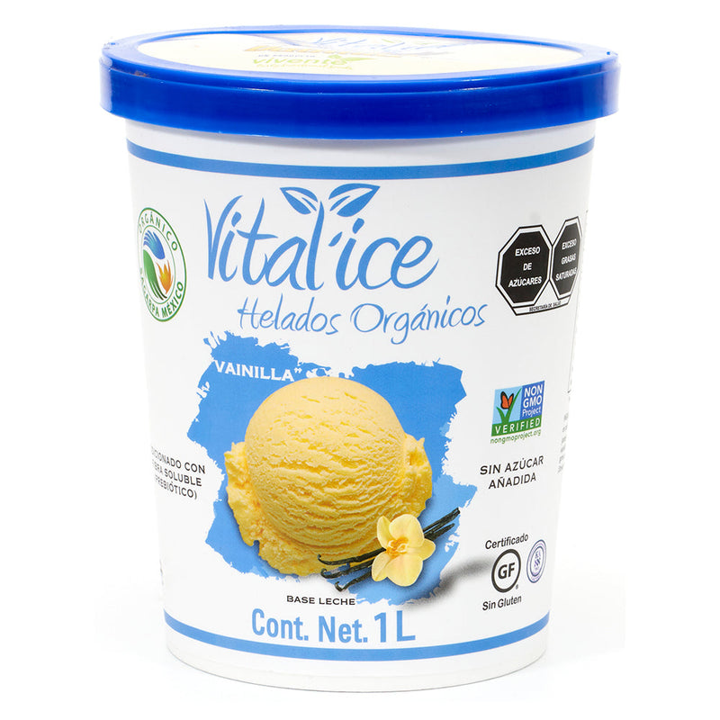 Vivente organic vanilla ice cream 1 liter