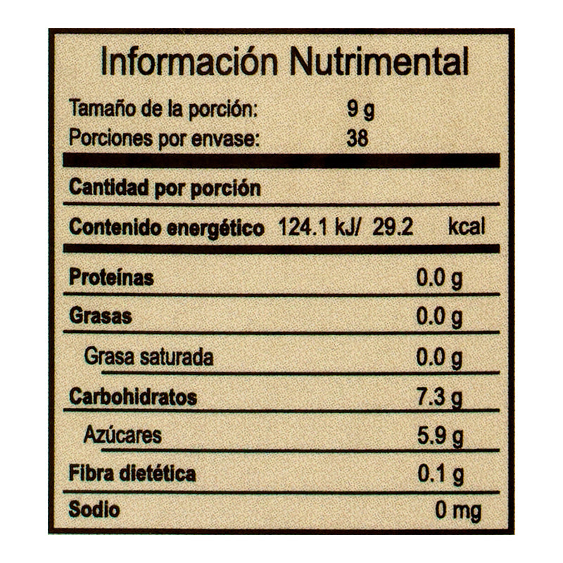 Jarabe de agave orgánico Vivente sabor amareto 345 g