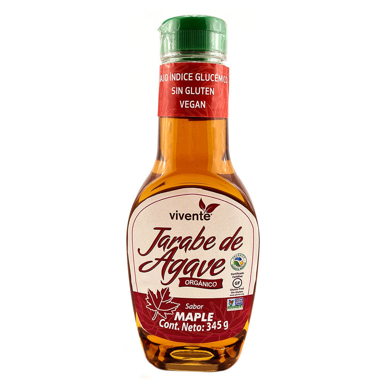 Vivente organic agave syrup maple flavor 345 g