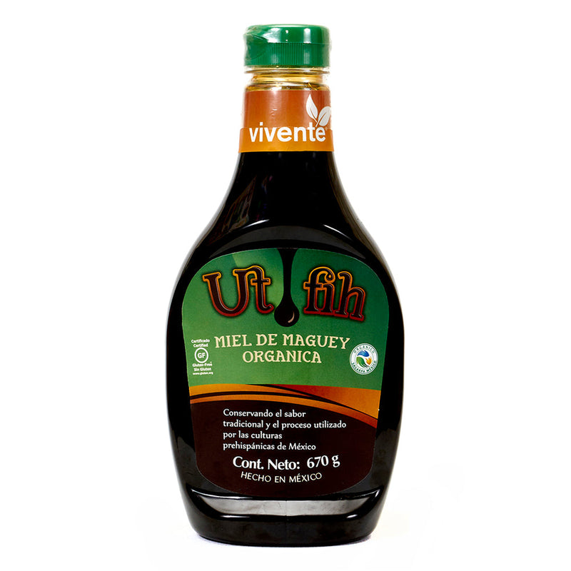 Miel de maguey orgánica Vivente Utfih 670 g