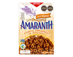 Cereal Vivente Amaranth con Avellana 325 g - Empaque Frontal