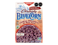 Cereal Vivente Blue Corn sabor Cereza Chocolate 325 g - Empaque Frontal