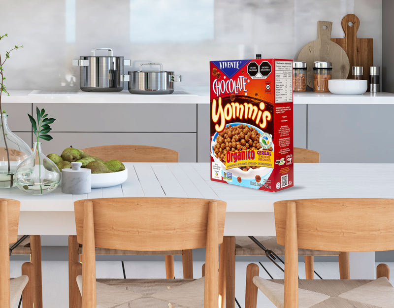 Cereal Vivente Yommis sabor chocolate 285 g