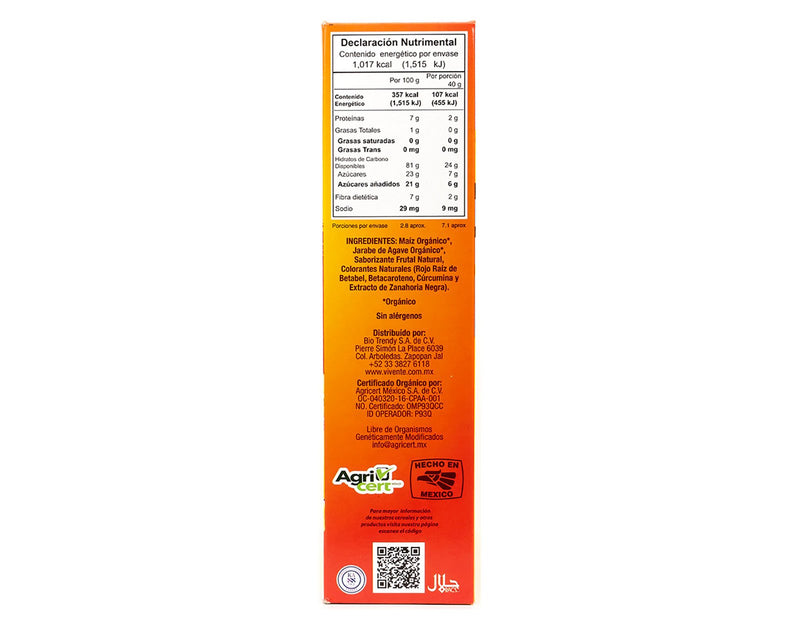 Cereal Vivente Yommis sabor frutal 285 g - Ingredientes