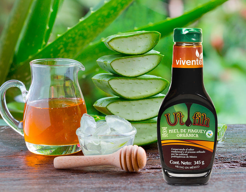 Miel de maguey orgánica Vivente Utfih 345 g