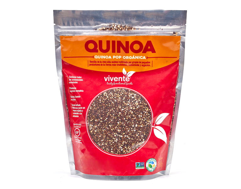 Vivente organic pop quinoa seeds 360 g